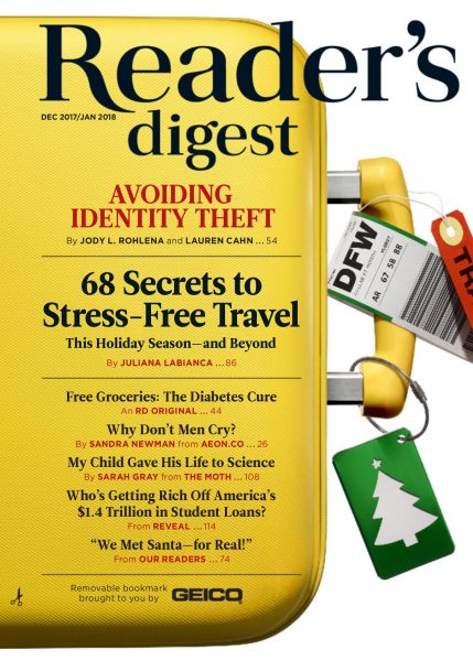 【美国版】Reader’s Digest（读者文摘） 2017年12月-2018年1月
